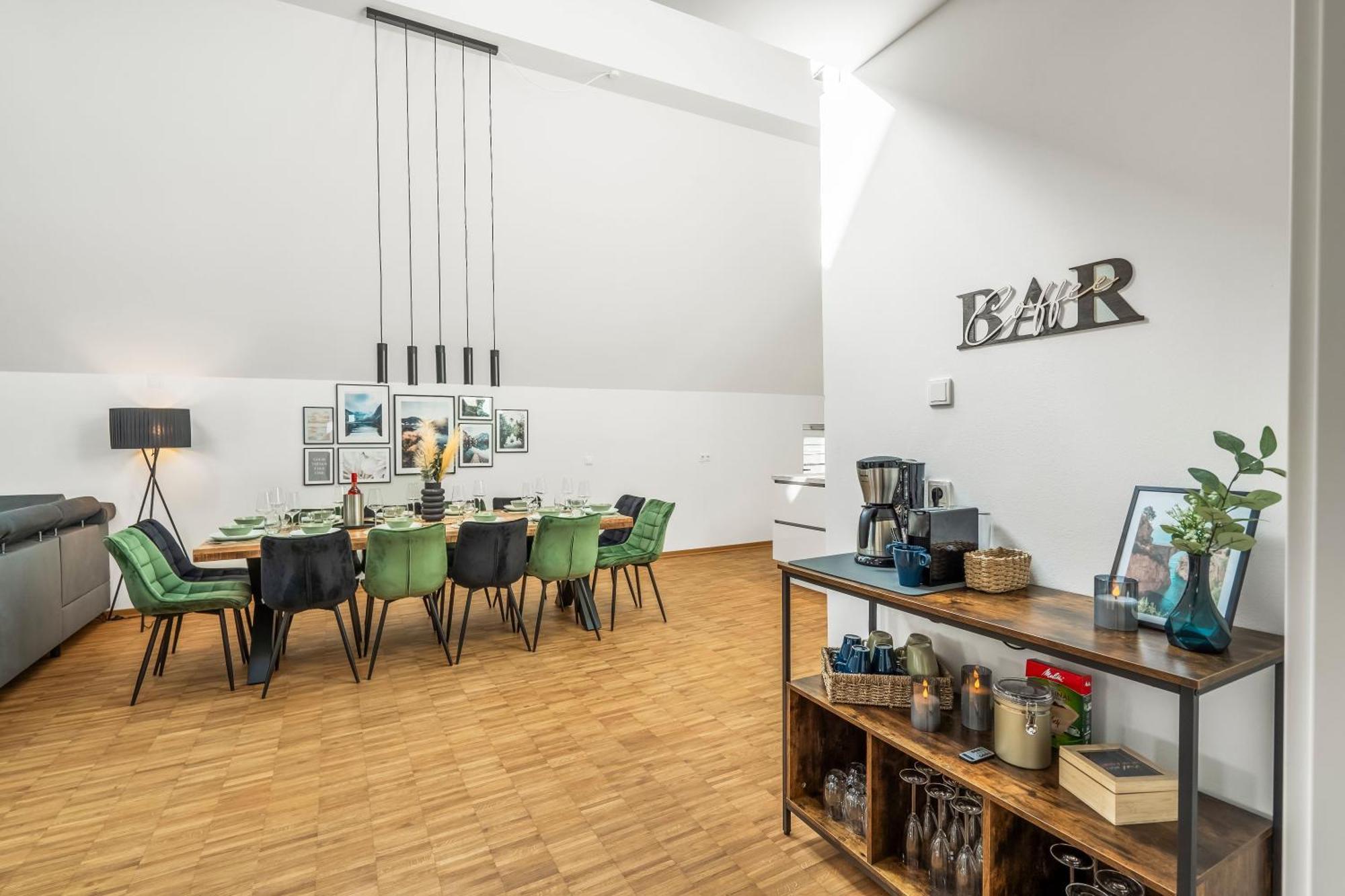 Apartament Dnd Design Loft I 170Qm I Parken I Balkon I Workstation I Netflix I Kaffee I Waschmaschine I Trockner I Xbox I Ausblick Würzburg Zewnętrze zdjęcie